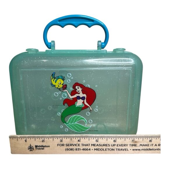 Disney The Little Mermaid Teal Case - Vintage Glitter Blue Ariel - Picture 3 of 8